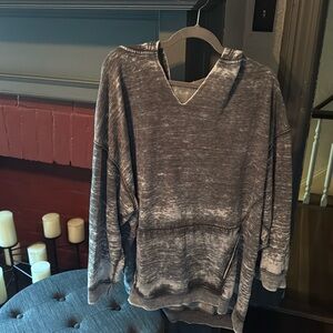 Super comfy Free People hooded sweatshirt